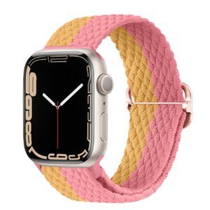 NEW Adjustable Braided Solo Loop For Apple Watch YP